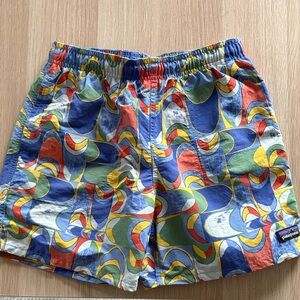Patagonia Multicolor Wave-Pattern Swim Shorts
